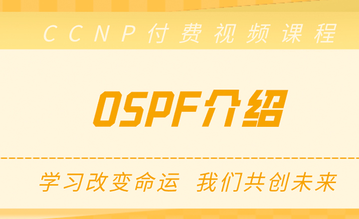 CCNP視頻課程:OSPF介紹